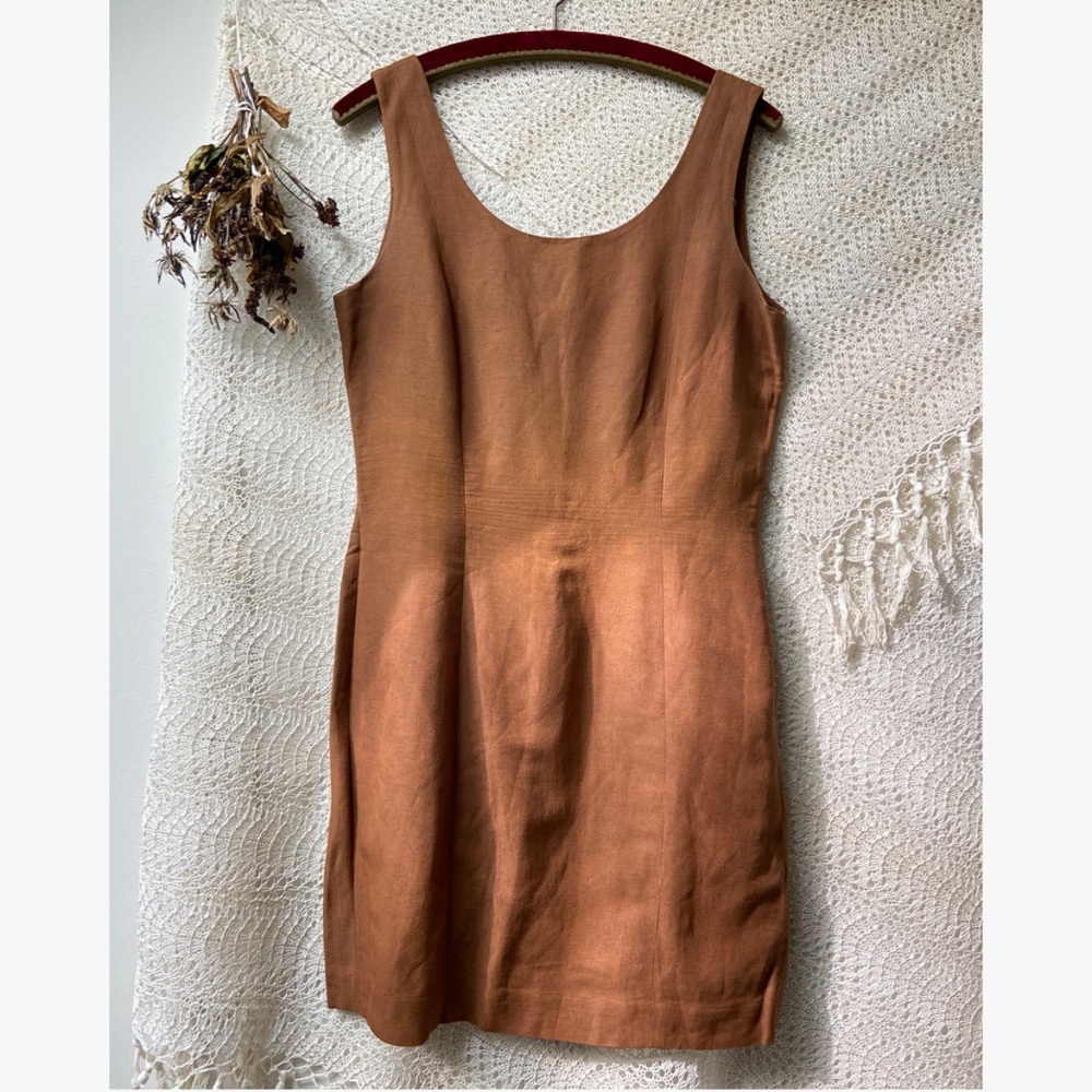 SOLD Vintage Minimalist Midi Dress